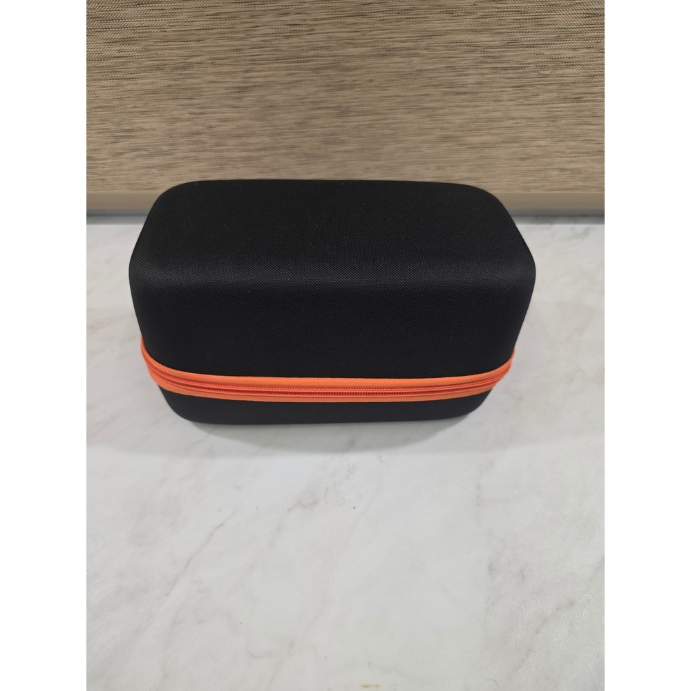 Hard Shell Travel Case Zip Mesh Pocket Black Protective Utility Functional